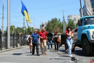 В Одессе активисты ВО «Автомайдан» устроили пробег по «владениям» мэра