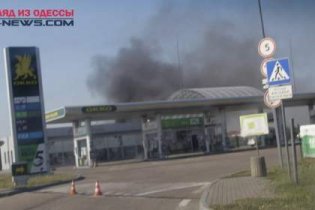 Возгорание заправочной станции ОККО в Одессе