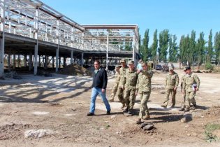 Под Одессой строят современную базу для морской пехоты