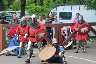 В Одессе в жестоких боях состязались рыцари