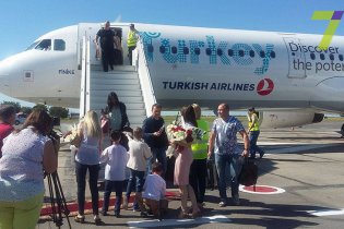 Одесский аэропорт отмечает 20-летие сотрудничества с турецкими авиалиниями