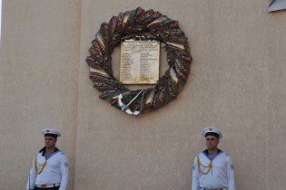 В Одесском порту открыли мемориал погибшим в Первую мировую войну морякам
