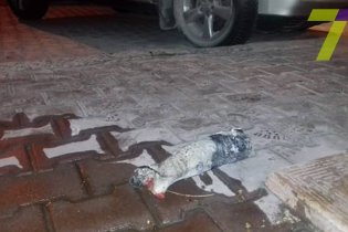 Ночью неизвестные бросили «коктейль Молотова» в «Lexus» одесского чиновника