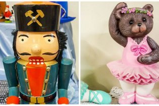 В Одессе устроили выставку старинных новогодних игрушек