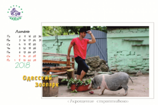Одесский зоопарк выпустил необычный календарь