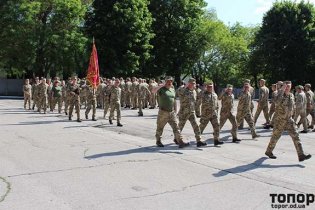 В Болграде встретили десантников, вернувшихся из зоны АТО