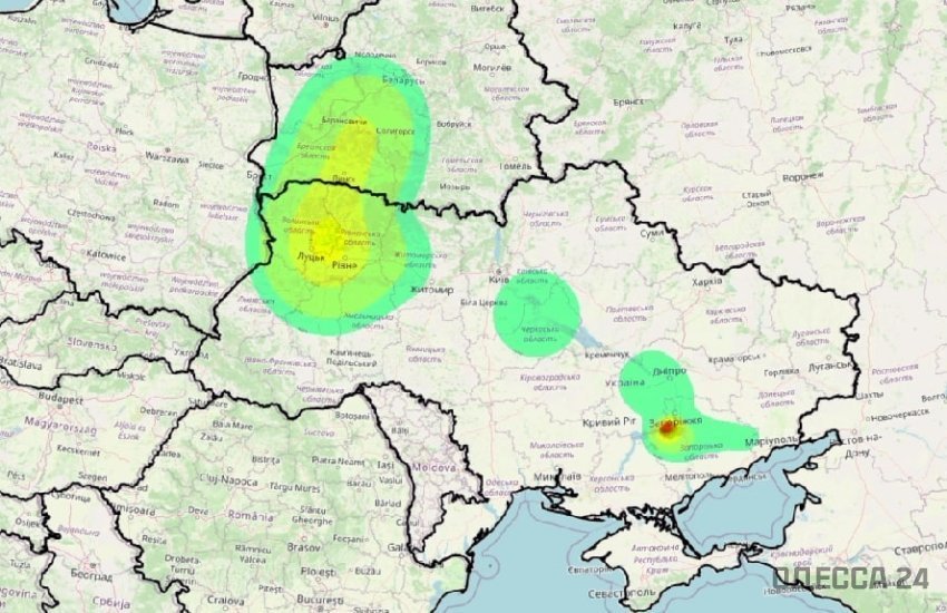 Карта запорожской аэс на украине